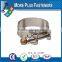 Made in Taiwan Stainless Steel german type hose clamp types of hose clamps T bolt hose clamp