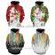 Christmas cat ribbon 3D pinted hoodies/md dog unisex 3D printed sweatshirt hoodies/hot sell Christmas 3D hoodies