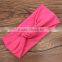 Wholesale top knot turban head wrap , photo prop aqua girls headband M5062412