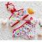 Colorful printing Custom Toddler Bikini Little Girls Swimwear Models