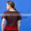 Colorful layered look short sleeve top