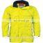 Hi Vis Orange 100%Polyester Waterproof Jacket