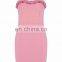 OEM Clothing Manfacturer Frill Neck Sexy Bodycon Dress 2017