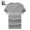 Custom High Quality 100% Cotton V Neck t Shirt for Men