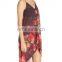 C53 Rose Floral Cover Up Beach Dress