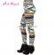 Top Selling women printed long lularoe made waistband custom fitness leggings push up