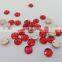 8mm red sew on crystal garment beads for wholesale