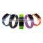 Hotsale waterproof fitbit activity wristband gps tracker blue tooth heart rate monitor smart bracelet for health