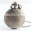 Large Fashion Classic Retro Bronze Carved Deer Quartz Pocket Watch For Men And Women Gift