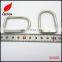 Custom 25mm welded D ring buckle for handbag