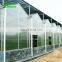 Multi span agricultural polycarbonate greenhouse design with hot galvanized steel frame