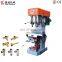 Brass metal double spindle semi automatic bench drilling and tapping machine