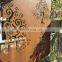 Laser Cut Corten Steel Panel for indoor decoration