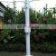 10m  hand lifting telescopic antenna pole aluminum