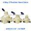 GOGO ATC 4 way Pneumatic air hand switch valve HV400-04 Port 1/2" BSPP Manual operated control valve