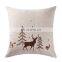 Light LED Christmas Cushion with Embroidered Pillow Cover decorative