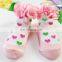 Lace bowknot baby socks princess heart pattern jacquard girl socks princess cute baby
