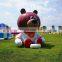 Mobile Honeybee Inflatable Amusement Park Combined Bouncy Castle, City Inflatable Park For Fascinating