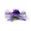 Wholesale pet show dog collar with bows charms flower accessories christmas dog hair bow