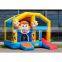 clown large combo slide  jumper inflatable bouncing bouncy castle with slide