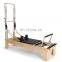 Very Good Quality White Maple Wood Reformer Pilates With Tower Used in Pilates Machine Reformer with Half Trapeze