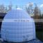 2018 Most Popular  Clear Roof Heat Inflatable Camping Igloo Tent Blow Up Snow Garden Igloo Tent