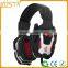 Stimulated 7.1 high end private mould unique 2016 LED laser gaming headsets