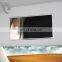 Car Stainless Steel Rearview /Makeup Mirror Sun Visor Cosmetic Mirror HD Stainless Steel Mirror Surface Size 150*80mm