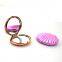 1X/2X Two sided shell shape folding make up pocket mirror