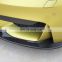 Dry Carbon M3 M4 Front Bumper Splitters for BMW F80 M3 F82 F83 M4 Sedan Coupe 4D 2D 2014-2019