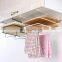 Double Layer Iron Kitchen Cabinets Shelf Chopping Board Storage Rack Shelves