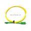 Fiber Optic Equipment1Meter length Fiber Optic Patch cord SC/APC- LC/APC Simplex Single mode G.652D 2.0mm PVC jacket yellow
