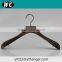 Special men clothes hanger with metal hook custom wood size coat hanger