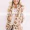 A drop shipping custom brand ladies autumn and winter new hot sale lamb cashmere leopard print zipper vest jacket