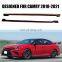 Honghang Factory Manufacture Side Skirts For Toyota camry Gloss Black Side Splitter Lip Side Skirts