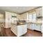 USA North American Solid Wood Modern Design Shaker White Kitchen Furniture Kitchen Cabinets
