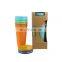 Child Drinking Easy to Clean Plastic Portable Protein Shaker Straw Water Bottle