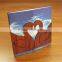New Arrival Fancy Romantic Double Swan Wedding Invitation Cards Design