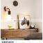 110V 220V Wood Wall LED Lamp Wooden Sconce For Home E27 Wall Lighting Fixture