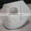 Custom ultrasonic mold horn and fixture for N95 air valve respiration valve welding