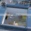 Prefab house Custom Aluminum Tubular Slide Skylight Glass Fixed Flat Roof Top Window