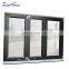 Australia standard hot sale folding patio windows aluminum interior bifold window for apartment