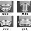M20 Thread Interface Metal Filter Tube
