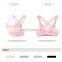 Gym Clothing Women Padded Sports Bra Cross Beauty Back For C D Cups Girls
