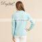 Women's Preppy Style Cable Knit Ruffled Collar Sweater 100% Cashmere Solid Pattern Winter Essential ODM Supply