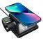 Multifunktions-LED-Zeitanzeige 4-in-1 Digitaler Weckrufaktor mit kabelloser Ladestation und kabellosem Mobiltelefonladeger?t 3-in-1
