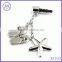 enamel metal dangle charm phone anti dust plug for earphone