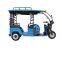 2025 Custom New Model Electric Tricycle 48V60V72V OEM INDIA E Rickshaw Tuktuk Best Seller NEW Design Passenger Tricycle