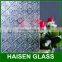 clear/green/yellow FLora figured glass/patterned glass