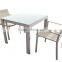 Best selling garden furniture set dining table and chair outdoor dining set